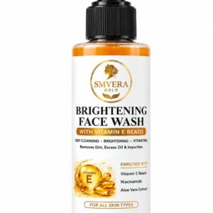 smvera gold brightening face wash